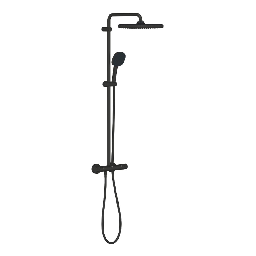 GROHE 266962431 - Dušo sistema VITALIO COMFORT 250 250 × 250 mm juoda
