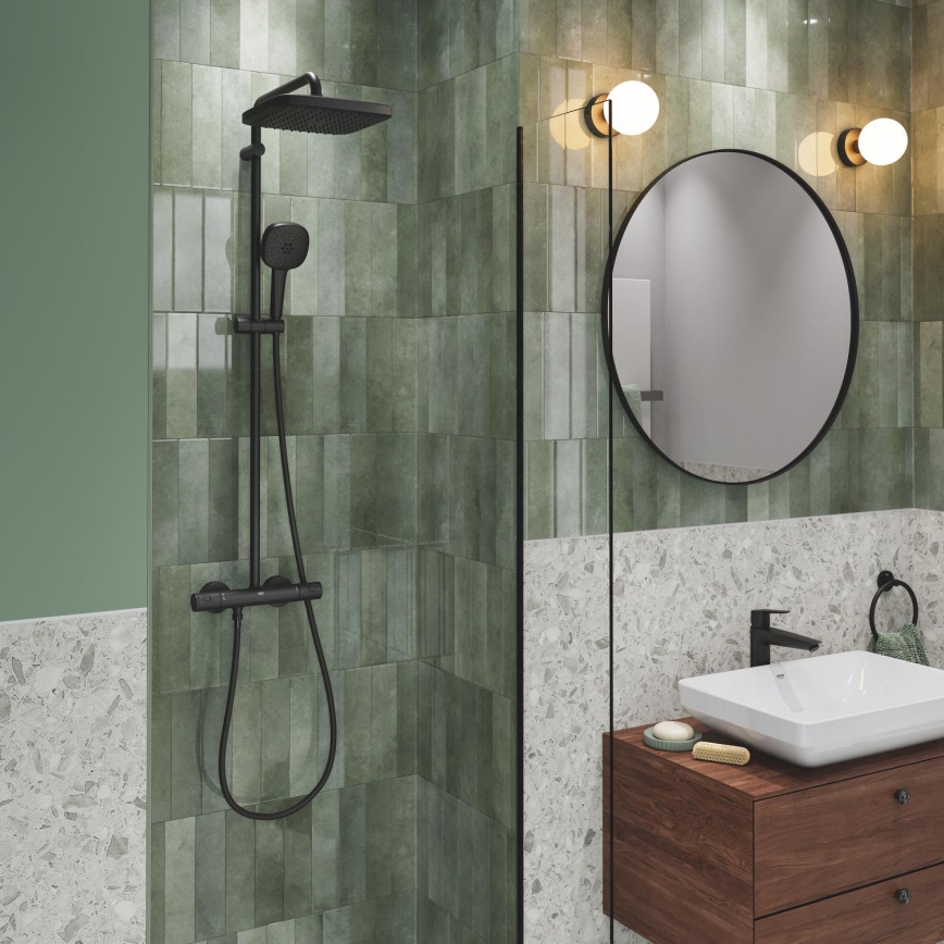 GROHE 266962431 - Dušo sistema VITALIO COMFORT 250 250 × 250 mm juoda