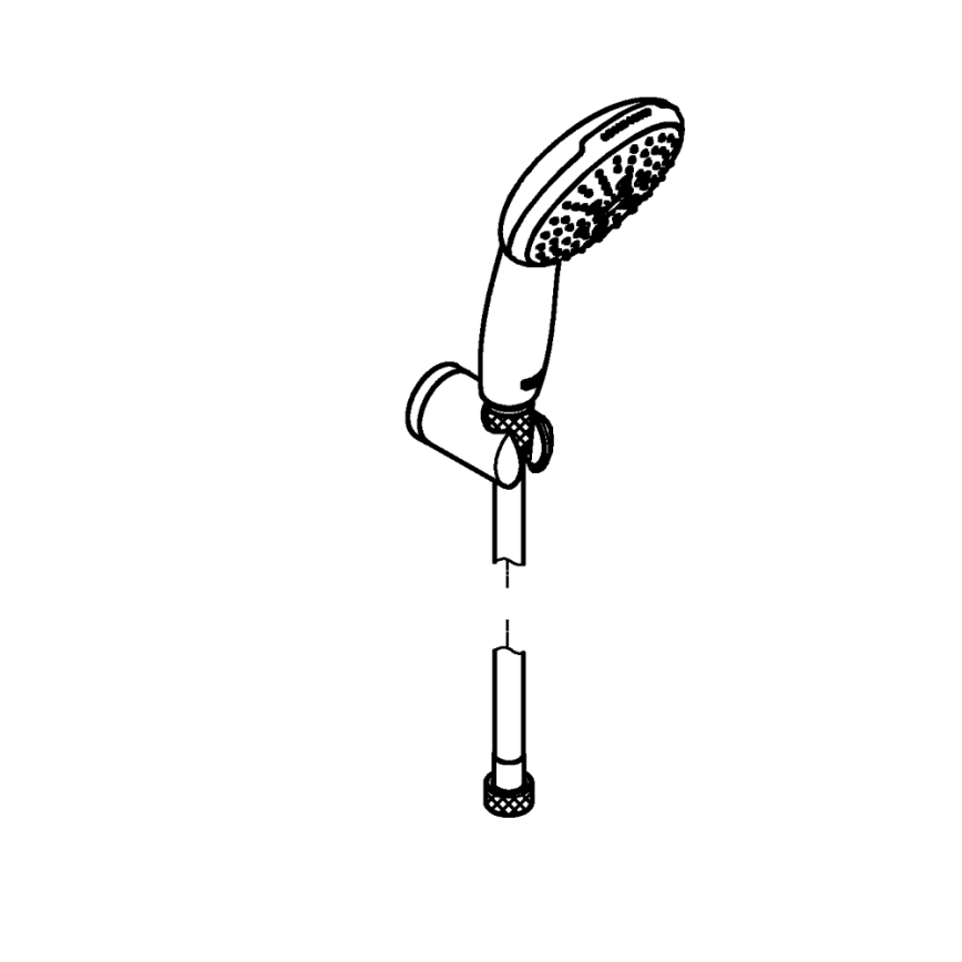 GROHE 26769001 - Dušo rinkinys VITALIO START 110 1750 mm blizgus chromas