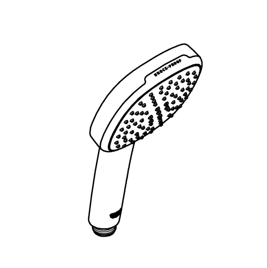 GROHE 26925001 - Rankinė dušo galvutė VITALIO COMFORT 110 110 mm blizgus chromas