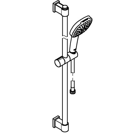 GROHE 26932001 - dušo komplektas VITALIO COMFORT 110 900 mm blizgus chromas
