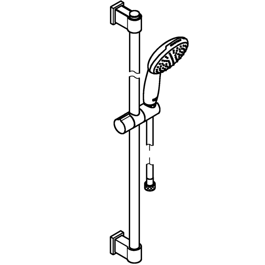 GROHE 26953001 - VITALIO START 110 dušo komplektas, 900 mm, blizgus chromas