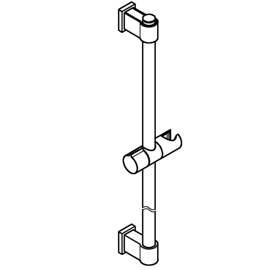GROHE 26961001 - VITALIO UNIVERSAL dušo strypas, 900 mm, blizgus chromas