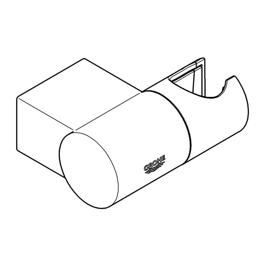 GROHE 27055000 - Sieninis dušo laikiklis RAINSHOWER blizgus chromas