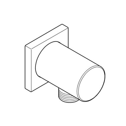 GROHE 27076000 - sieninė alkūnė RAINSHOWER blizgus chromas