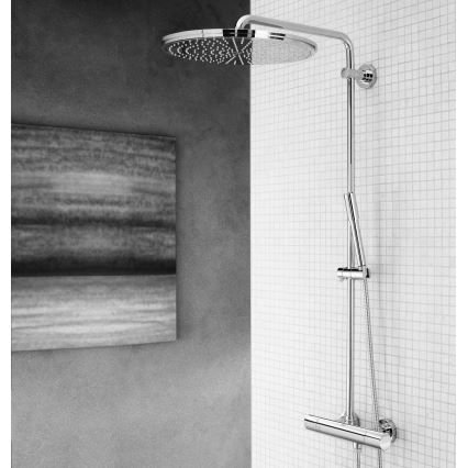 GROHE 27174001 - Dušo sistema RAINSHOWER SYSTEM 400 450 mm blizgus chromas