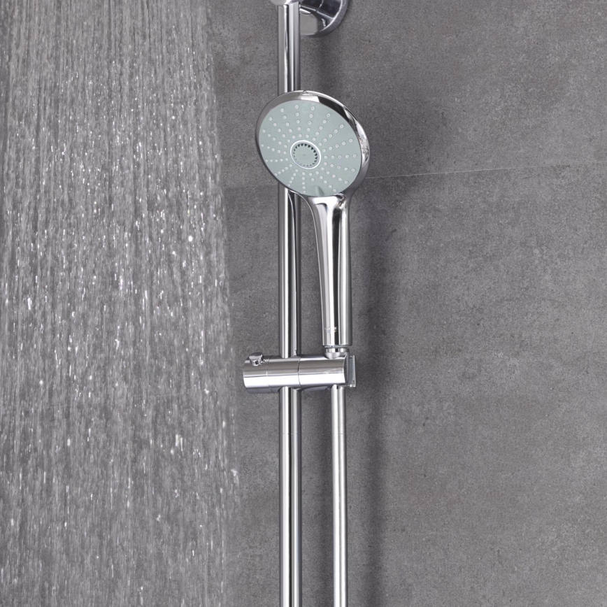 GROHE 27221000 - Rankinė dušo galvutė TEMPESTA COSMOPOLITAN 100, 3 srovės, blizgus chromas
