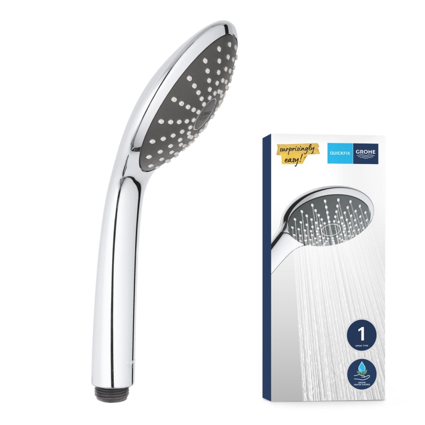 GROHE 27316000 - Rankinė dušo galvutė VITALIO JOY 110 mm, blizgus chromas