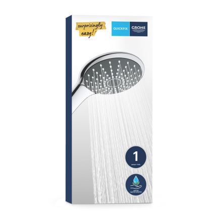 GROHE 27316000 - Rankinė dušo galvutė VITALIO JOY 110 mm, blizgus chromas