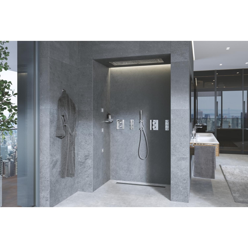 GROHE 27618000 - Termostatinė apdaila GROHTHERM F, blizgus chromas