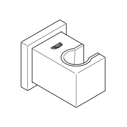 GROHE 27693000 - Sieninis dušo laikiklis EUPHORIA CUBE, blizgus chromas