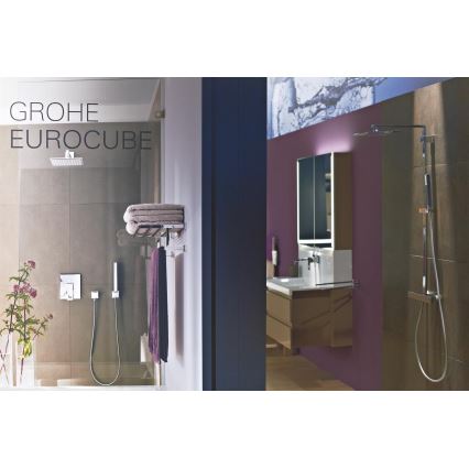 GROHE 27703000 - dušo komplektas VITALIO START 100, 1 purškimo režimas, 1250 mm, blizgus chromas