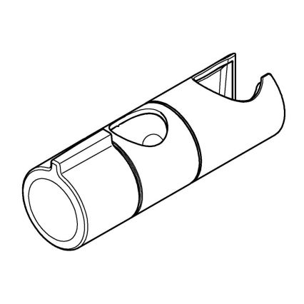 GROHE 27723001 - VITALIO UNIVERSAL slankiklis dušo strypui, skersmuo 22 mm, chromuotas