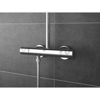 GROHE 27922001 - dušo komplektas su termostatiniu maišytuvu TEMPESTA COSMOPOLITAN 210 blizgus chromas