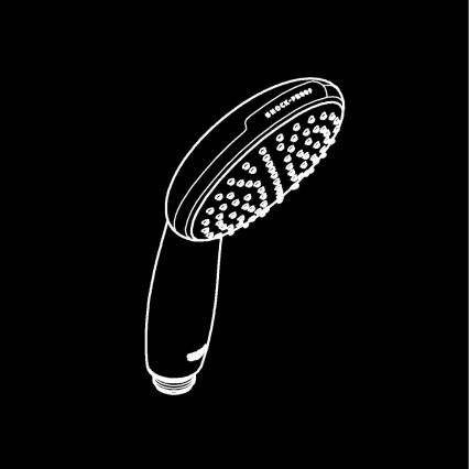 GROHE 27940001 - Rankinė dušo galvutė VITALIO START 110, blizgus chromas