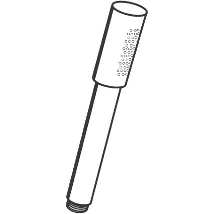 GROHE 28034000 - Rankinė dušo galvutė SENA blizgus chromas