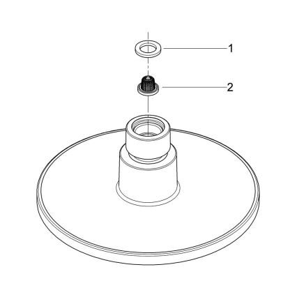 GROHE 28233000 - Viršutinė dušo galvutė EUPHORIA COSMOPOLITAN 160 blizgus chromo paviršius