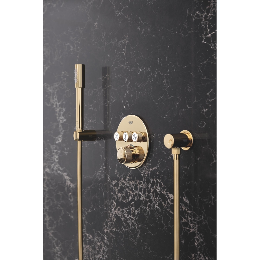 GROHE 28388GL0 - Auksinė dušo žarna SILVERFLEX 1750 mm