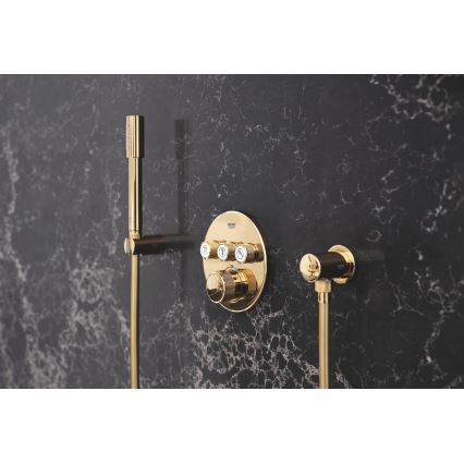 GROHE 28388GL0 - Auksinė dušo žarna SILVERFLEX 1750 mm