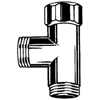 GROHE 28874000 - T-jungtis DN 15, blizgus chromas