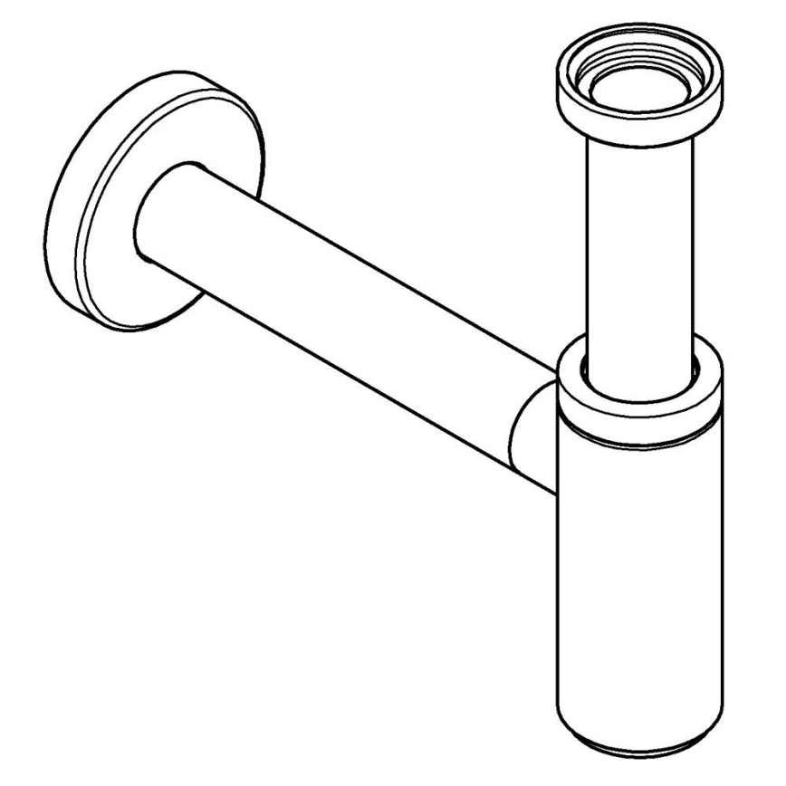 GROHE 28912GN0 - sifonas DN 32, aukso spalvos