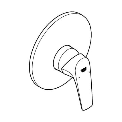 GROHE 29116000 - Dušo maišytuvas START FLOW blizgus chromas