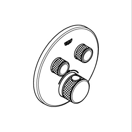 GROHE 29119AL0 - GROHTHERM SMARTCONTROL termostatas, grafito