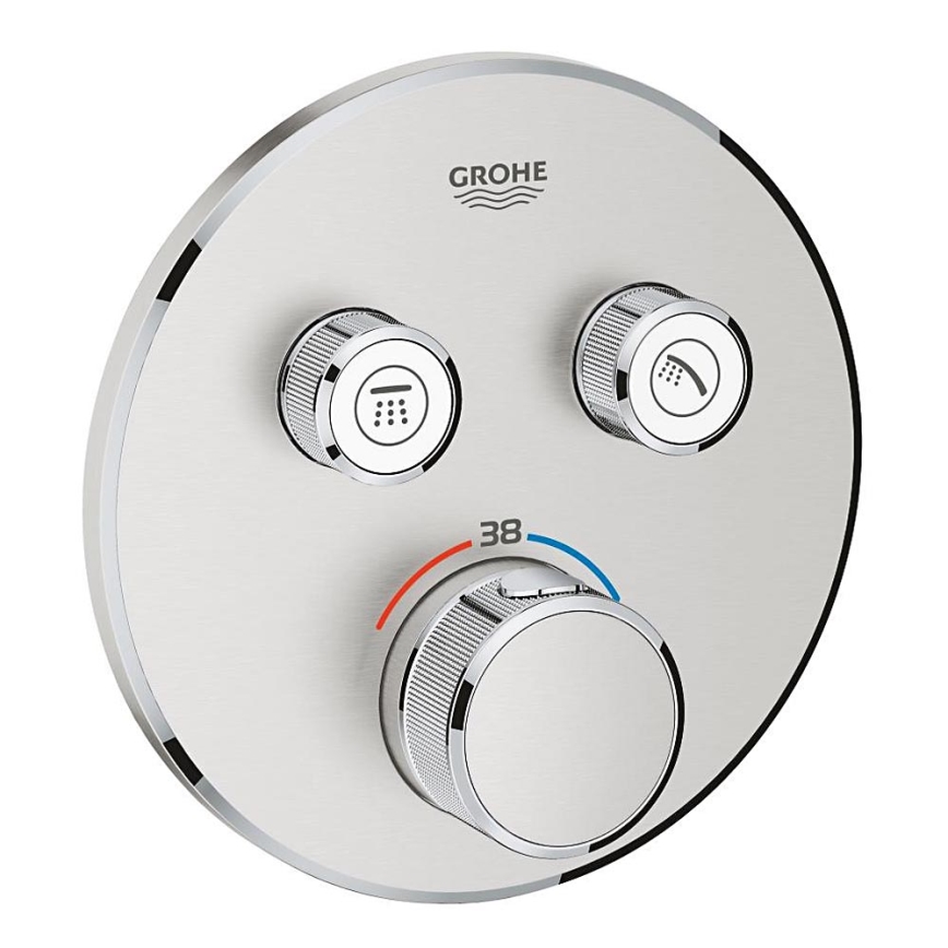 GROHE 29119DC0 - Termostatinis maišytuvas GROHTHERM SMARTCONTROL iš nerūdijančio plieno