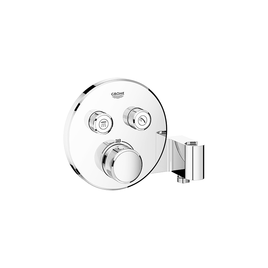 GROHE 29120000 - termostatinis potinkinis dušo maišytuvas GROHTHERM SMARTCONTROL + chromuotas laikiklis