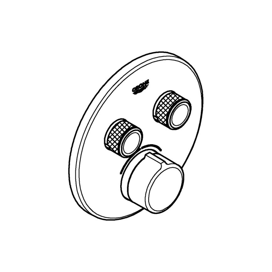 GROHE 29145000 - Dangtelis potinkinio maišytuvo SMARTCONTROL blizgus chromas