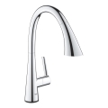 GROHE 30219002 - Elektroninis virtuvinis maišytuvas ZEDRA TOUCH blizgus chromas