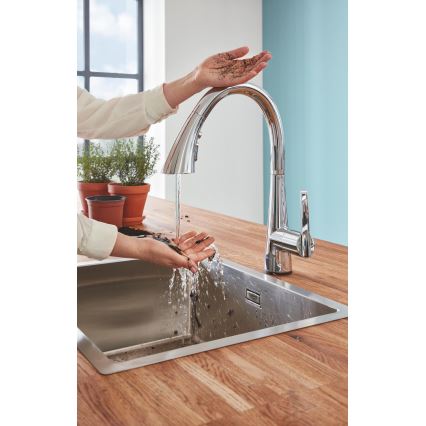 GROHE 30219002 - Elektroninis virtuvinis maišytuvas ZEDRA TOUCH blizgus chromas