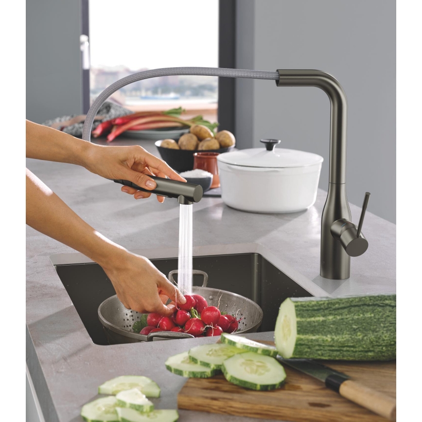 GROHE 30270AL0 - Virtuvinis maišytuvas ESSENCE grafito spalvos