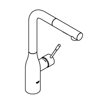 GROHE 30270DC0 - Virtuvinis maišytuvas ESSENCE iš nerūdijančio plieno