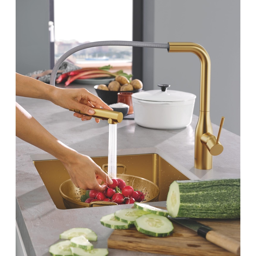 GROHE 30270GN0 - Virtuvinis maišytuvas ESSENCE auksinis