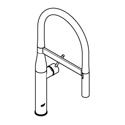 GROHE 30294GN0 - Virtuvinis maišytuvas ESSENCE auksinis