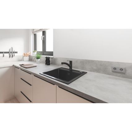 GROHE 303072431 - Plautuvės maišytuvas START 185 × 227 mm juodas