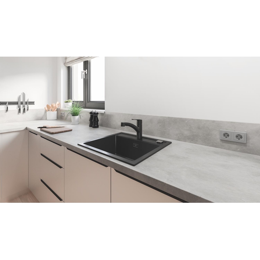 GROHE 303072431 - Plautuvės maišytuvas START 185 × 227 mm juodas