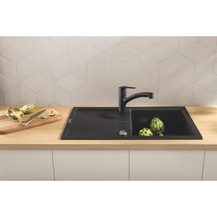 GROHE 303072431 - Plautuvės maišytuvas START 185 × 227 mm juodas
