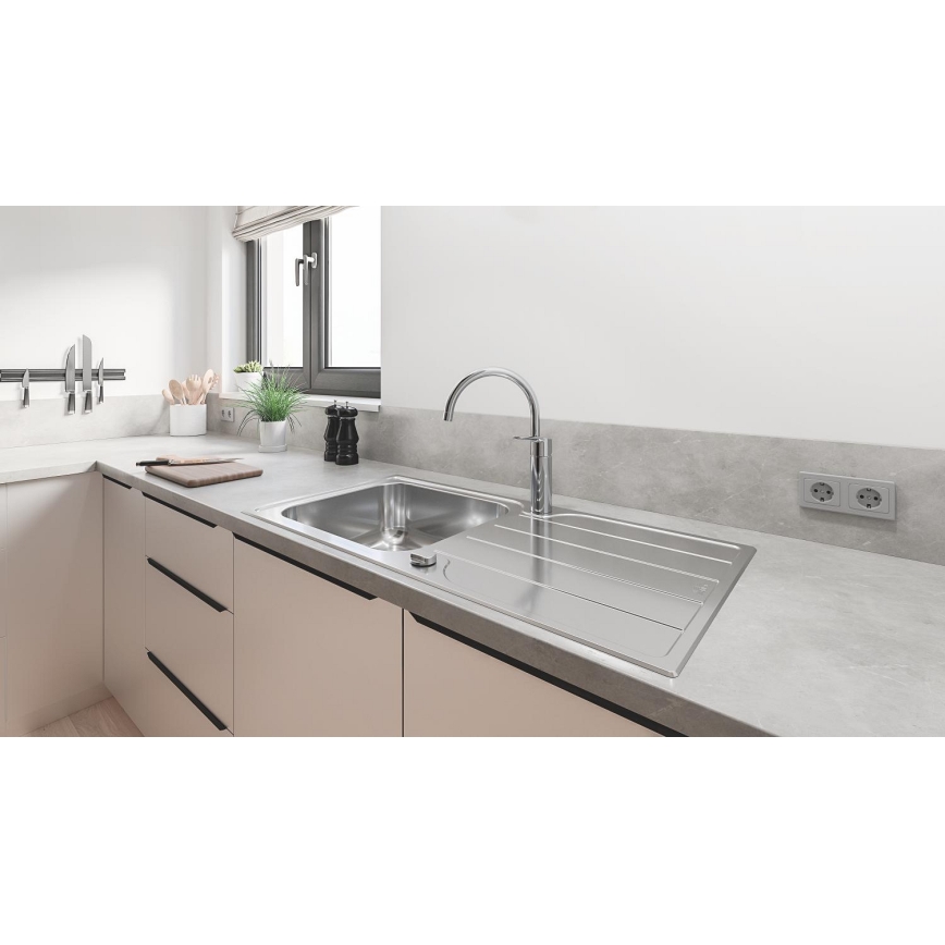 GROHE 30469000 - Kriauklės maišytuvas START, aukštas snapas, blizgus chromas