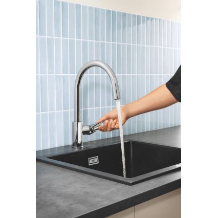 GROHE 30551000 - Kriauklės maišytuvas START EDGE 357 mm blizgus chromas