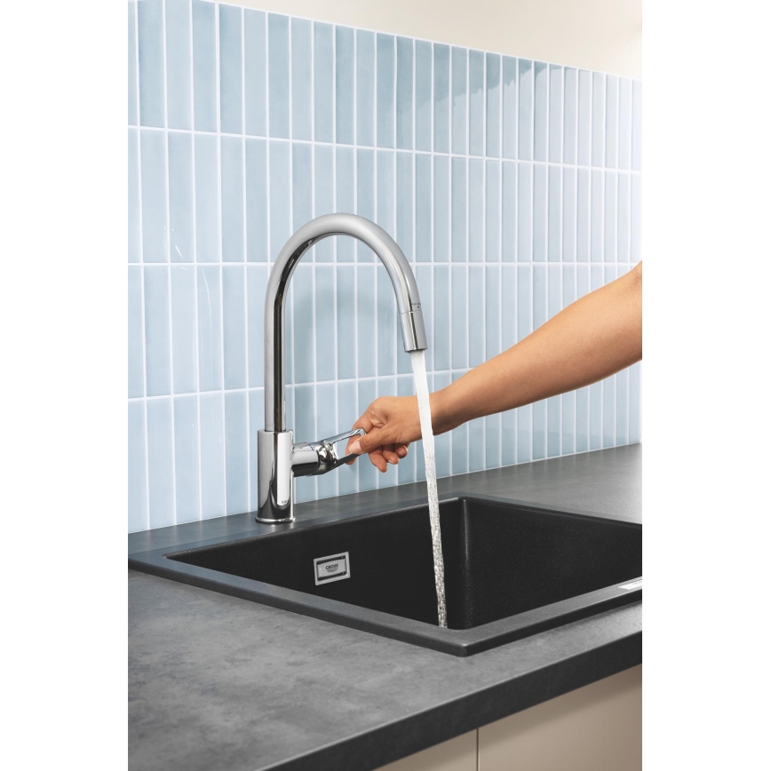 GROHE 30556000 - Virtuvinis maišytuvas START LOOP 357 mm blizgus chromas