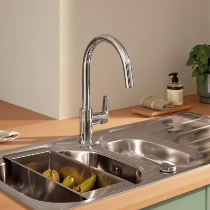 GROHE 30562000 - Kriauklės maišytuvas START CURVE 357 mm blizgus chromas