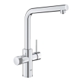 GROHE 30600000 - Plautuvės maišytuvas BLUE PURE, L formos snapas, blizgus chromas