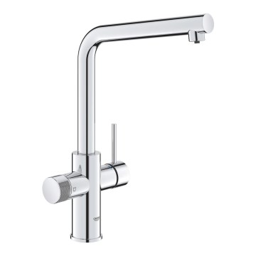 GROHE 30600000 - Plautuvės maišytuvas BLUE PURE, L formos snapas, blizgus chromas