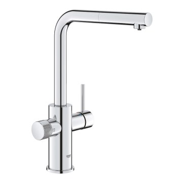 GROHE 30601000 - Kriauklės maišytuvas BLUE PURE A su ištraukiama galvute, blizgus chromas