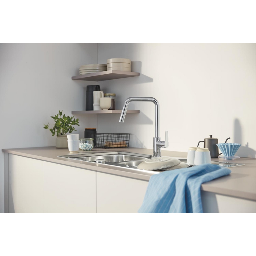 GROHE 30631000 - Kriauklės maišytuvas QUICKFIX START 362 mm blizgus chromas