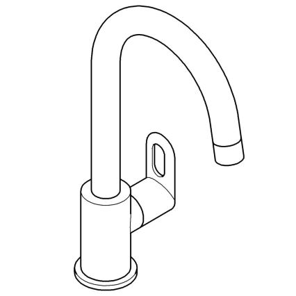 GROHE 31222000 - Virtuvinis maišytuvas BAULOOP, blizgus chromas