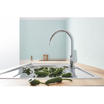 GROHE 31367001 - Plautuvės maišytuvas BAUEDGE 332 mm blizgus chromas