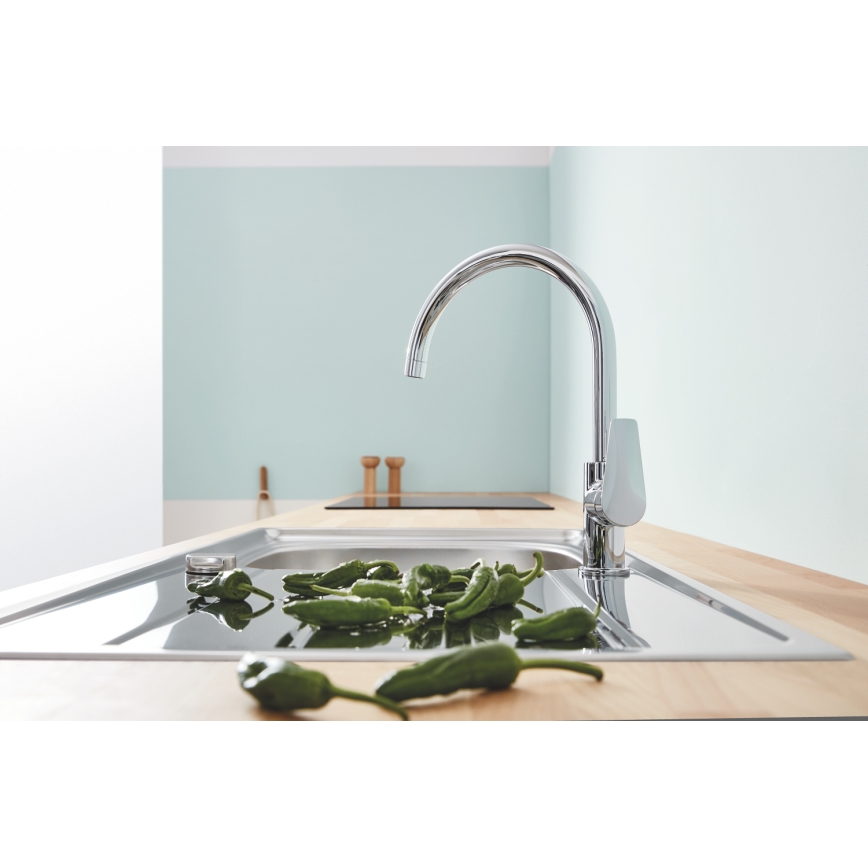 GROHE 31367001 - Plautuvės maišytuvas BAUEDGE 332 mm blizgus chromas